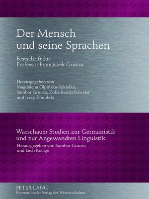 cover image of Der Mensch und seine Sprachen